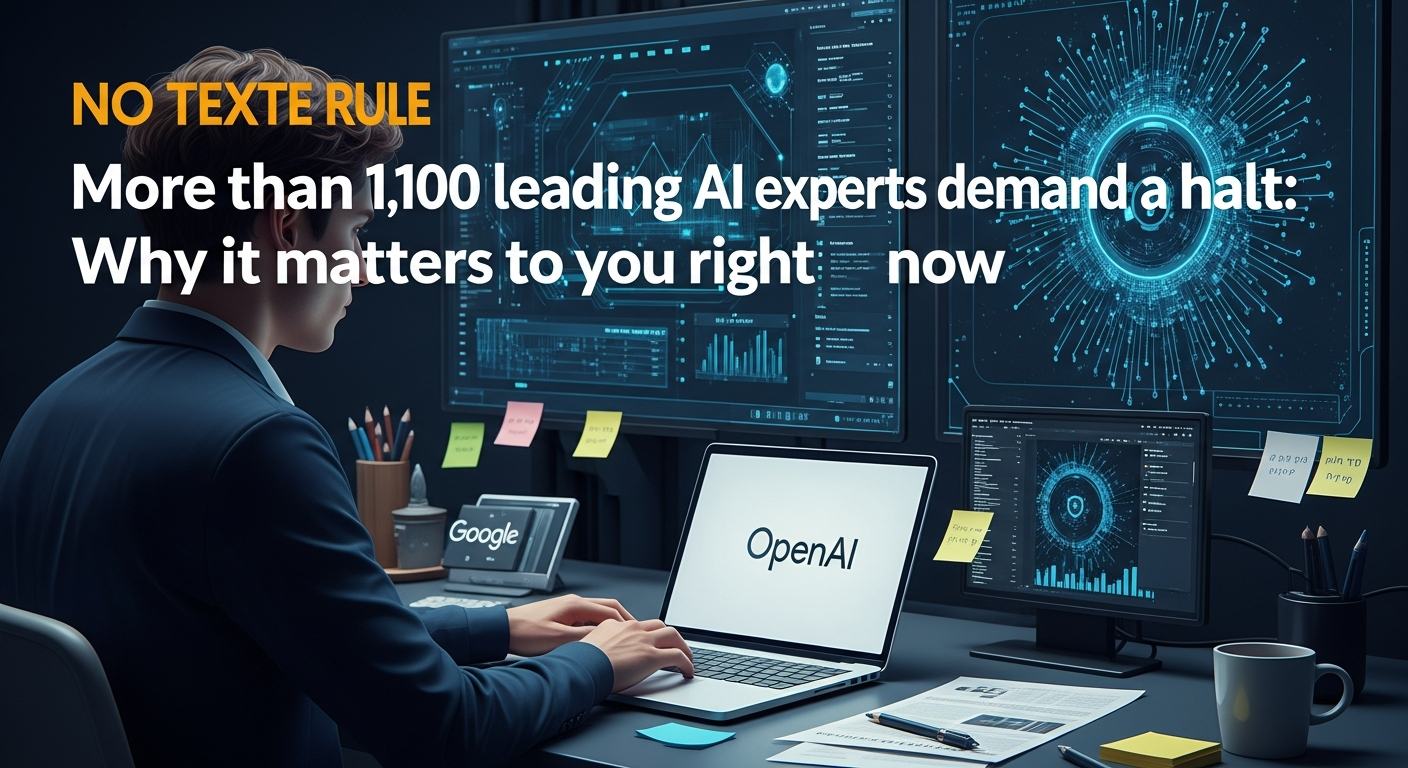 יותר מ-1,100 מומחי AI מובילים דורשים לעצור: למה זה משנה לכם כבר עכשיו