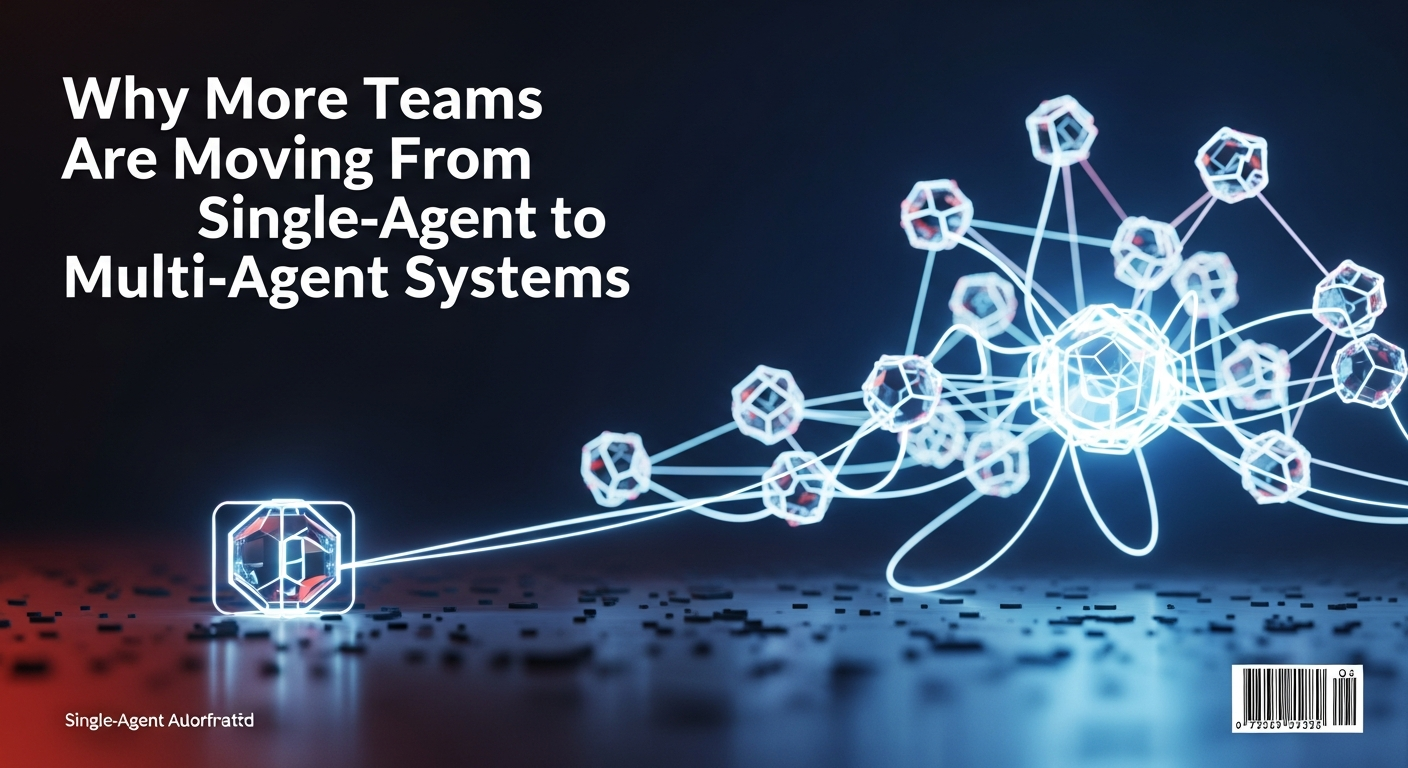 למה יותר צוותים עוברים מ-Agent אחד ל-Multi-Agent Systems